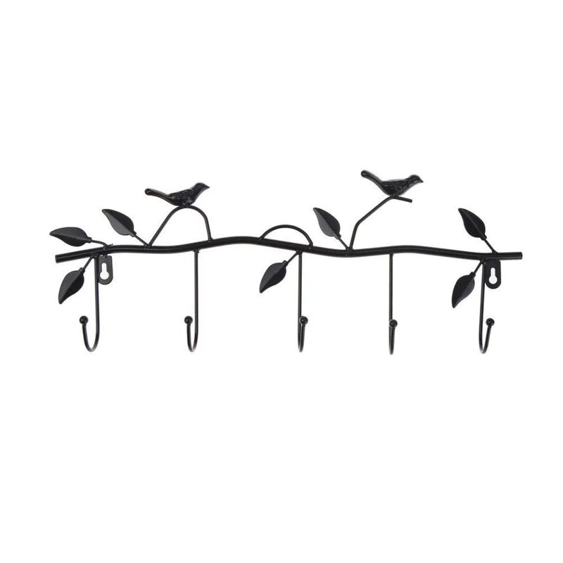 Coat Hanger Wall Mount 5 Hooks for Hanging Hook Rack Hook Rail Coat Hanger Wall Mount for Jacket Clothes Hats Towel - Image 2