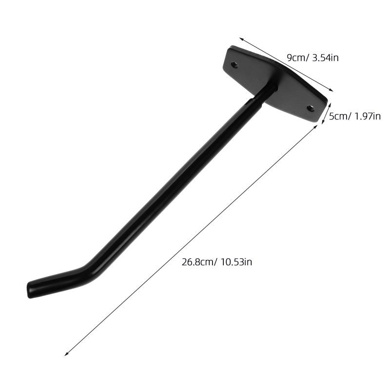 Heavy Duty Garage Wall Hook for Storage 1 Set Industrial Style Metal Utility Hook for Hanging Bike Ladder - Image 2